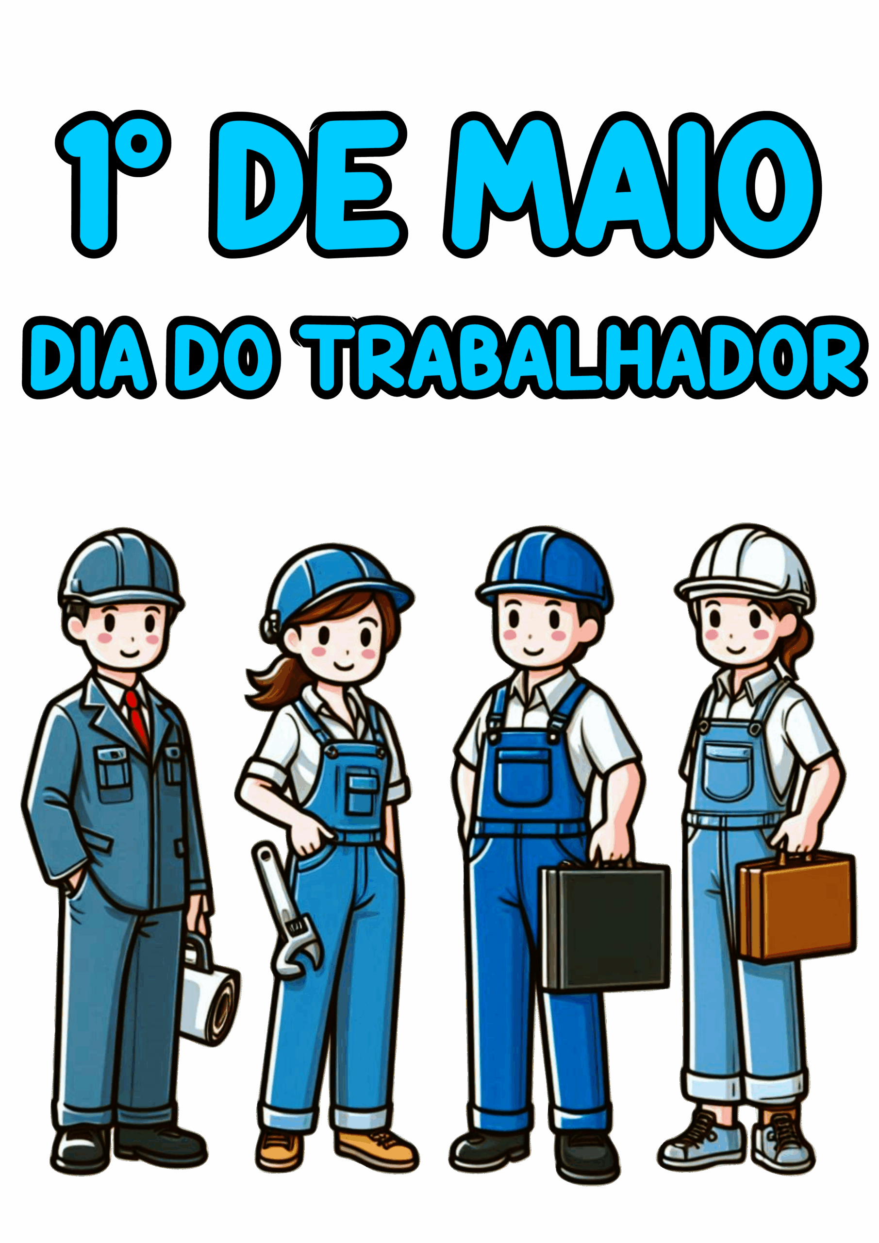 Dia do trabalhador 1° de maio clipart png