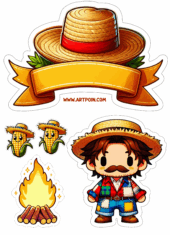 são joão topo de bolo festa junina decoração1
