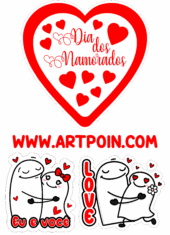 dia dos namorados topo de bolo flork of cows1