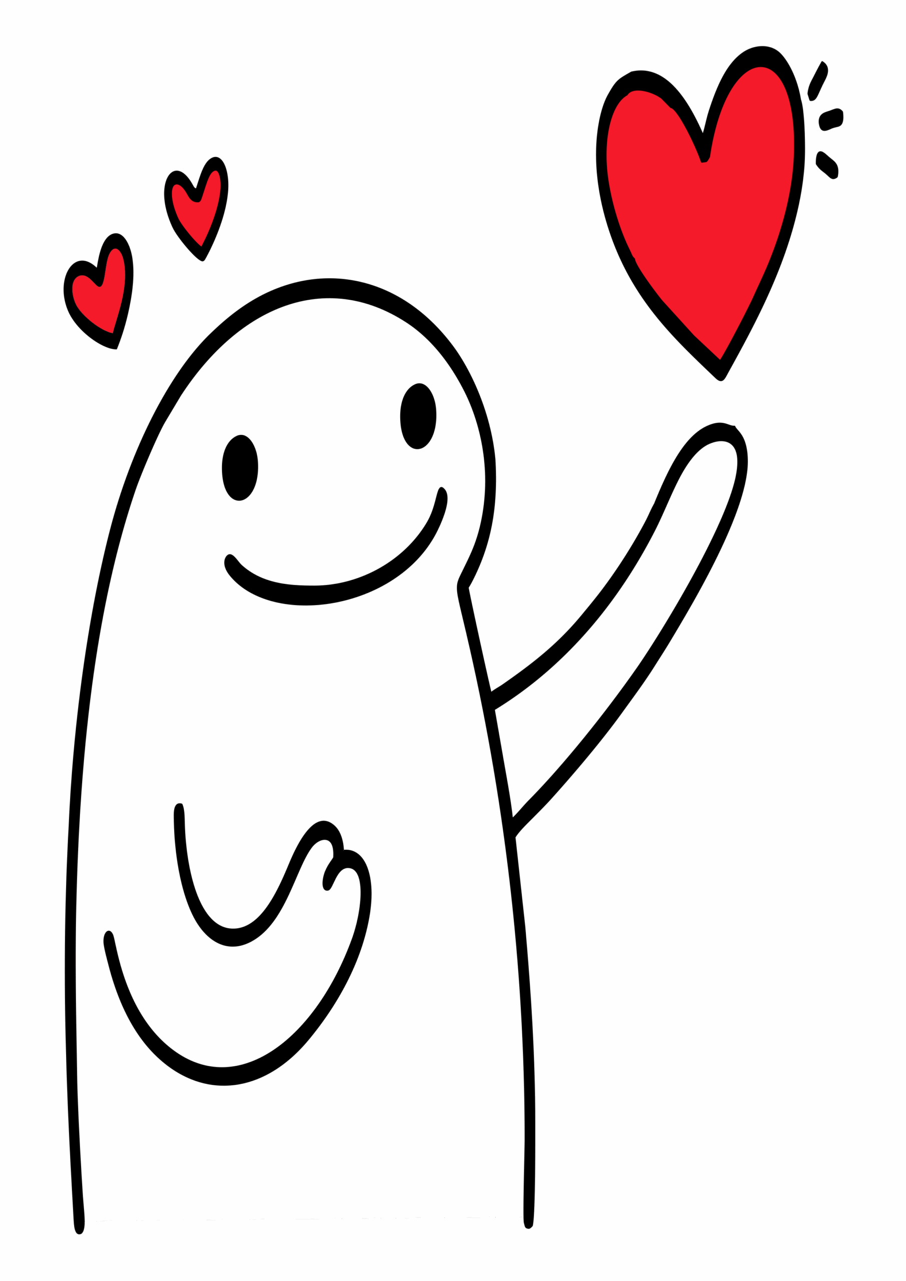 Figurinhas para whatsapp flork apaixonado dia dos namorados desenho simples png
