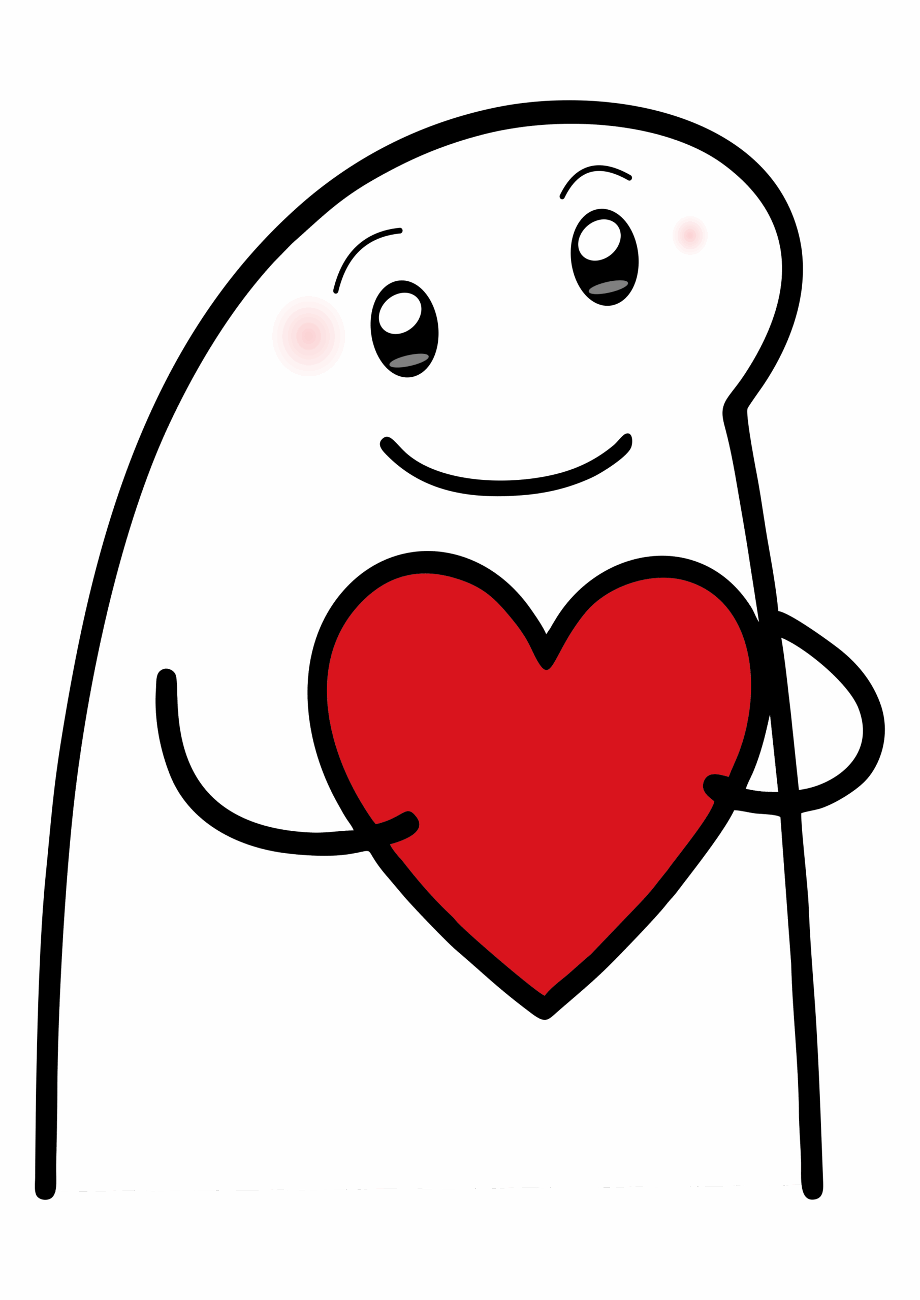 Figurinhas para whatsapp flork apaixonado dia dos namorados desenho simples e engraçado png
