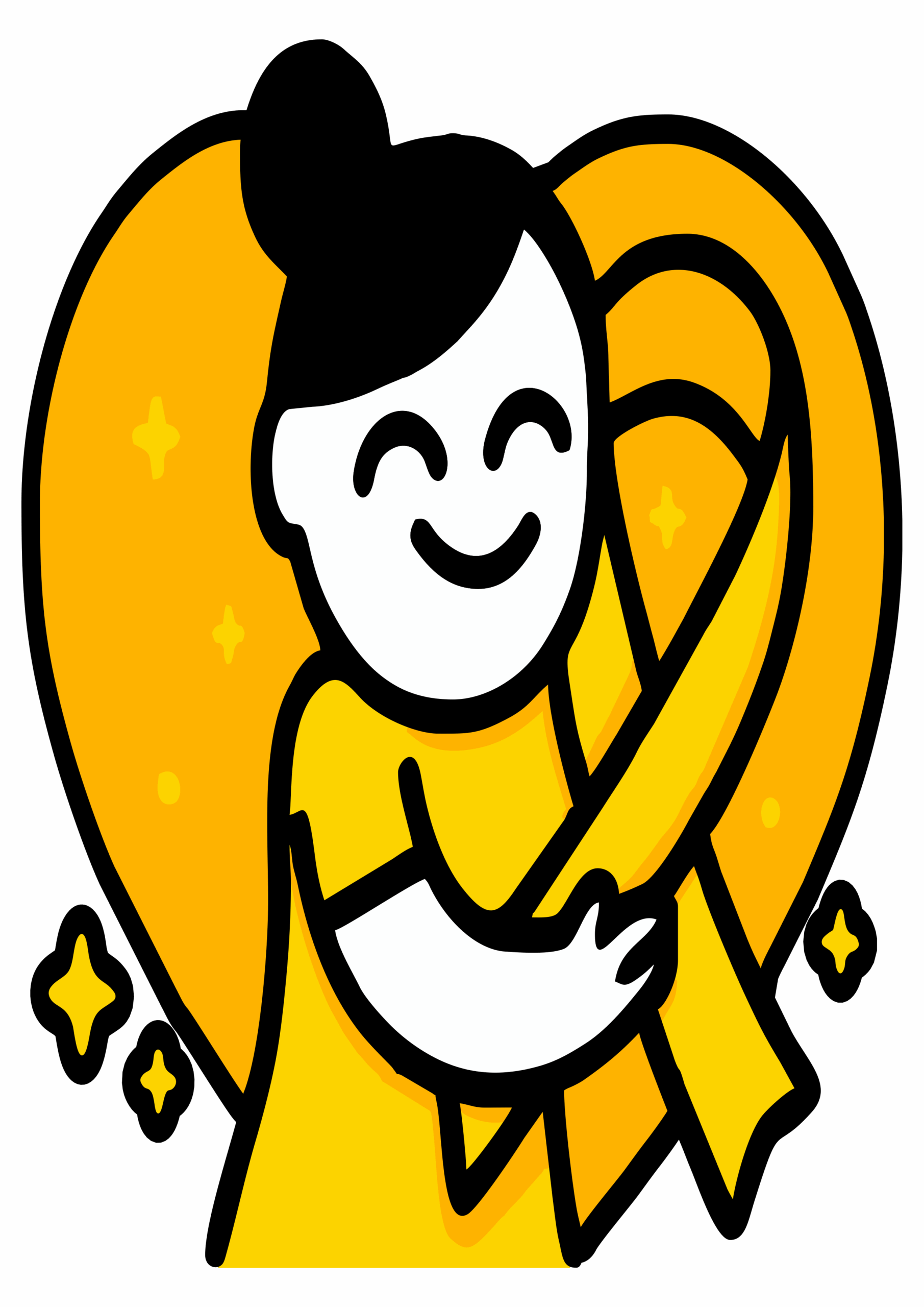 Setembro amarelo imagem com desenho simples para campanha de conscientização png