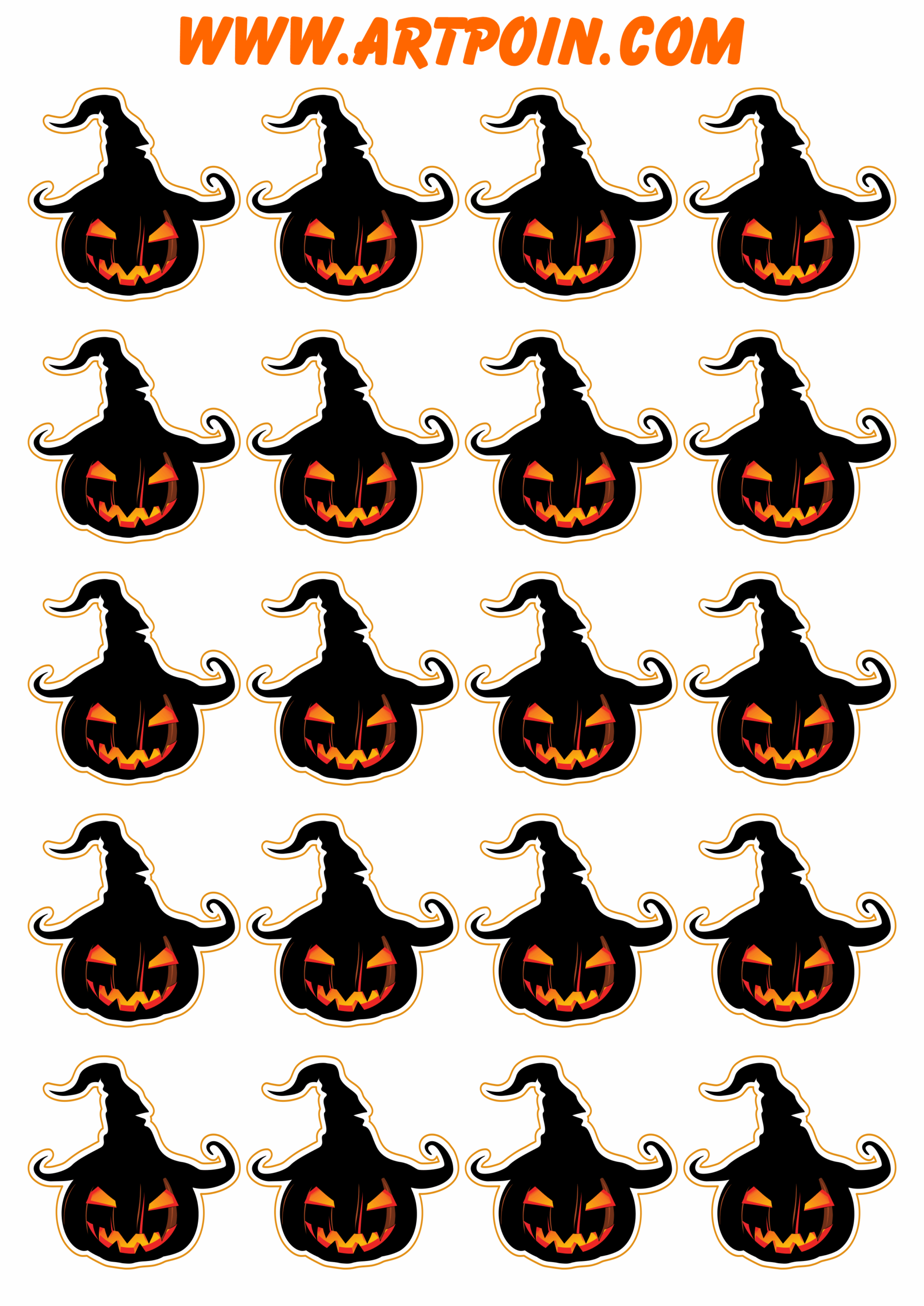 Halloween dia das bruxas adesivos stickers png