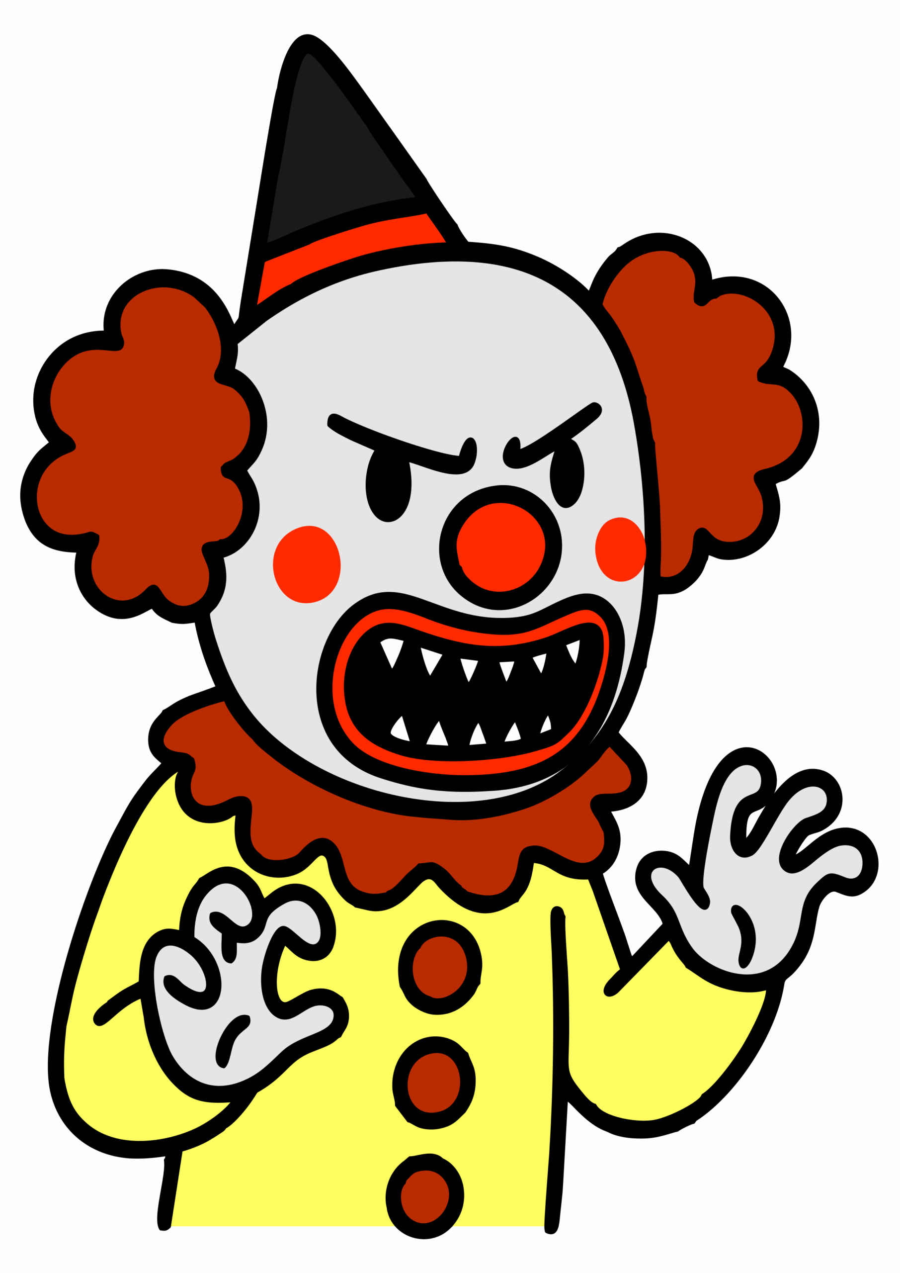 Halloween images monsters scary clown transparent background png
