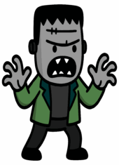 halloween cute images frankenstein