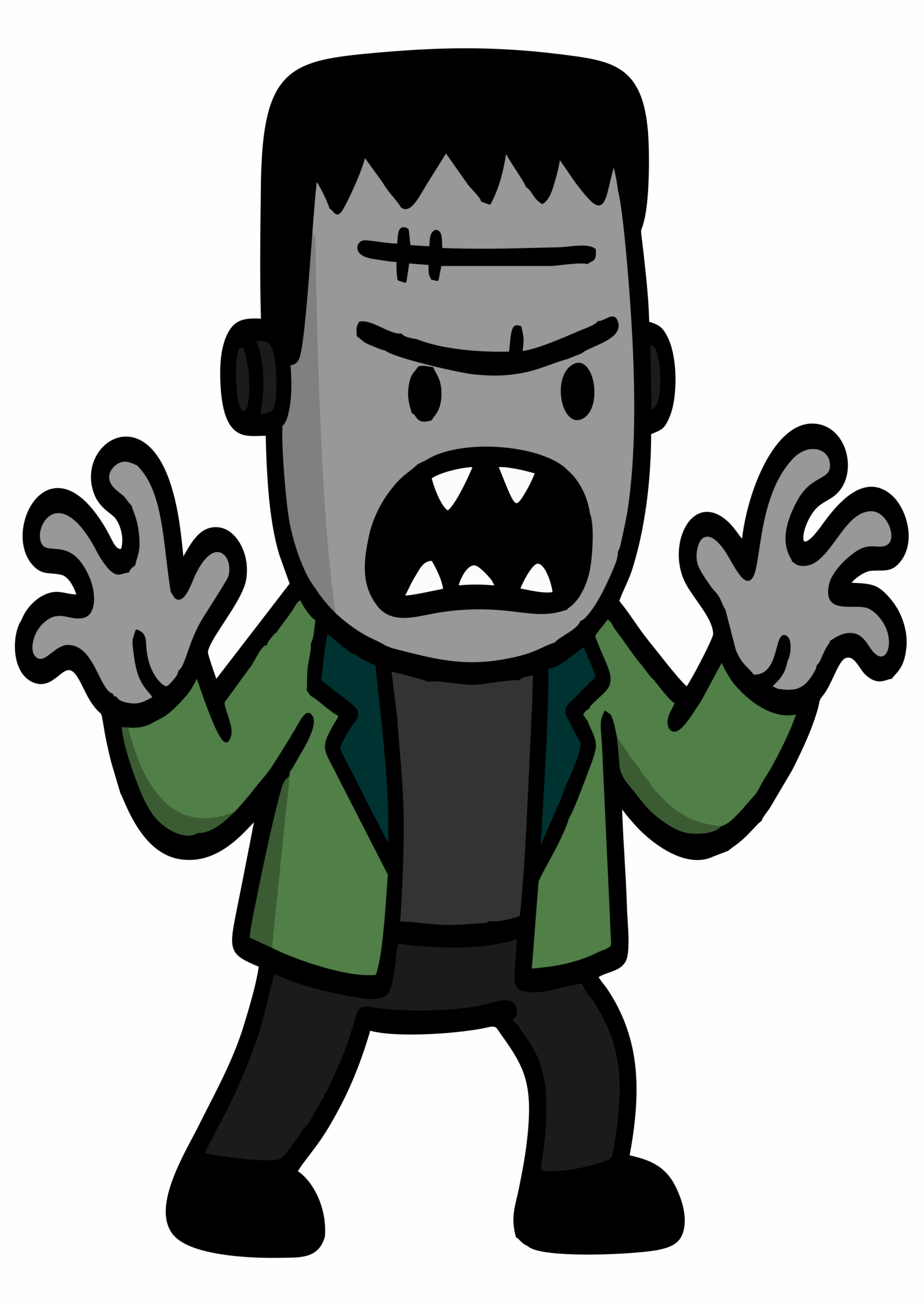 Halloween images monsters Frankenstein transparent background png