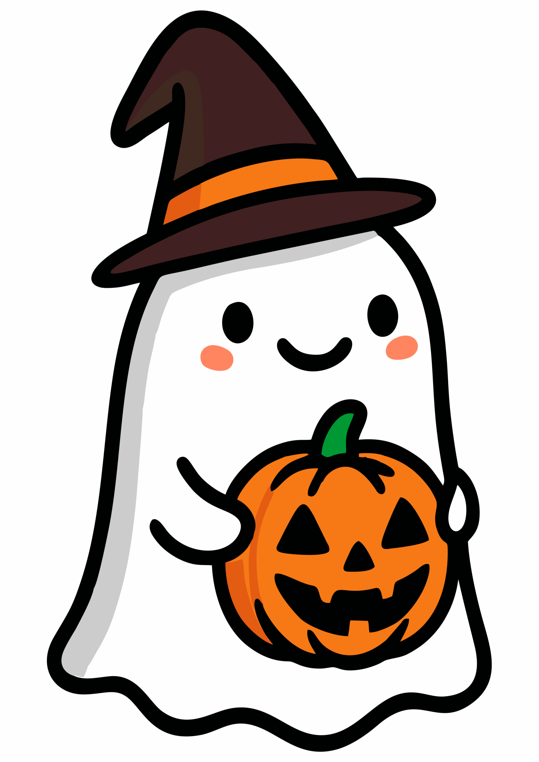 Halloween images monsters little ghost transparent background png