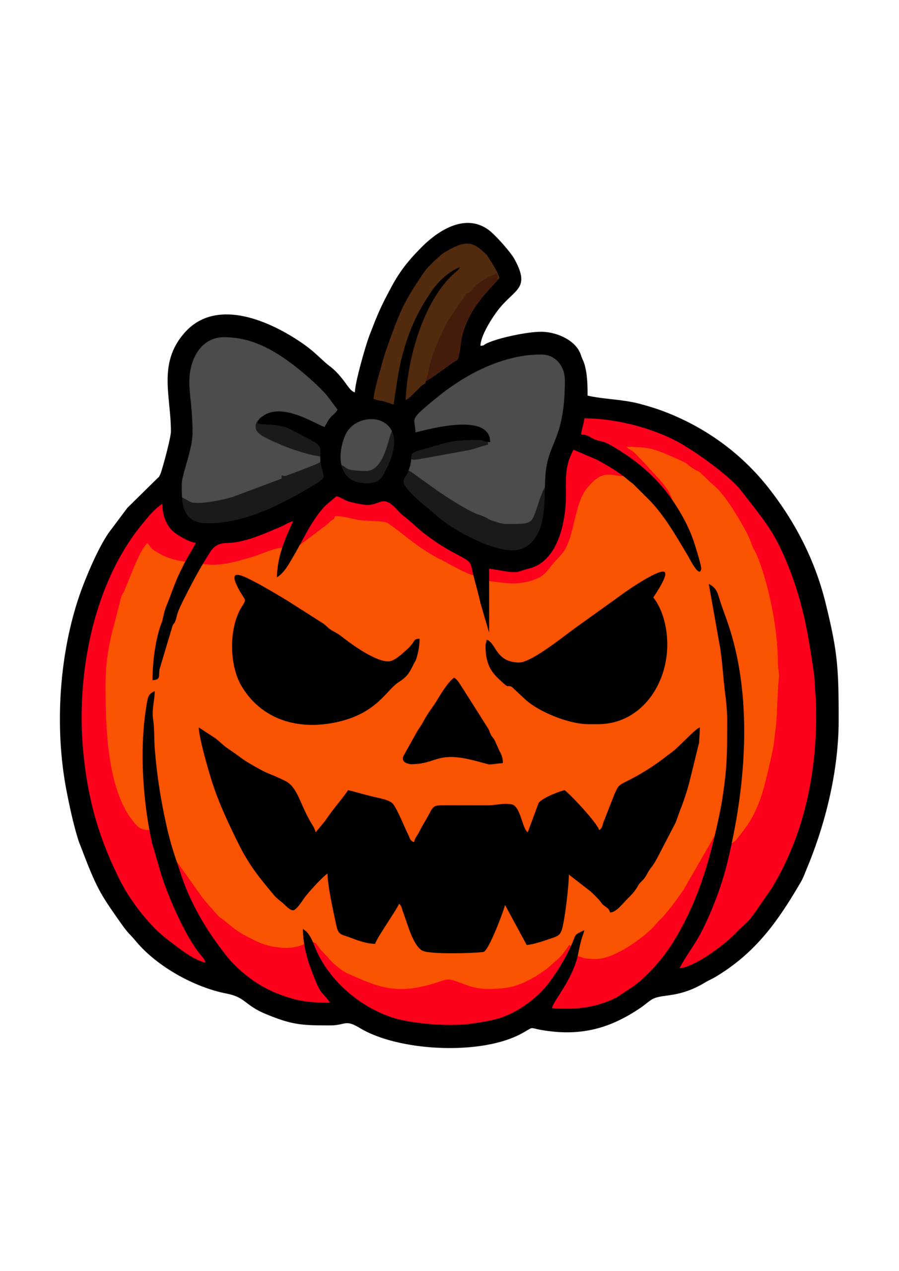 Halloween elements pumpkinhead artwork decoration transparent background png
