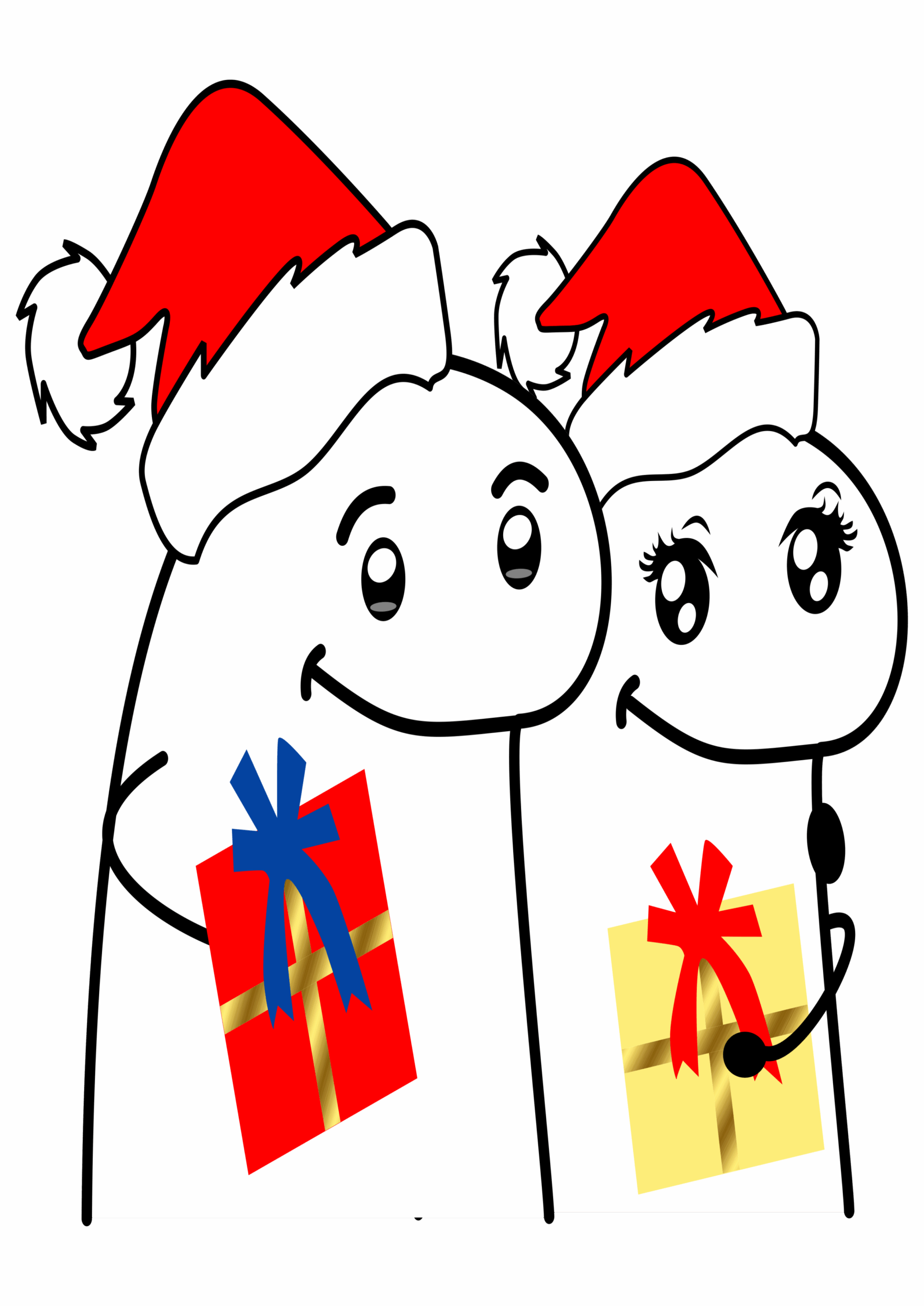 Christmas sticker flork of cows funny images transparent background free ornaments holiday season lovers png