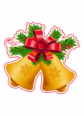 sinos dourados de natal