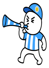 copa do mundo 2026 argentina torcedor flork of cows vuvuzela