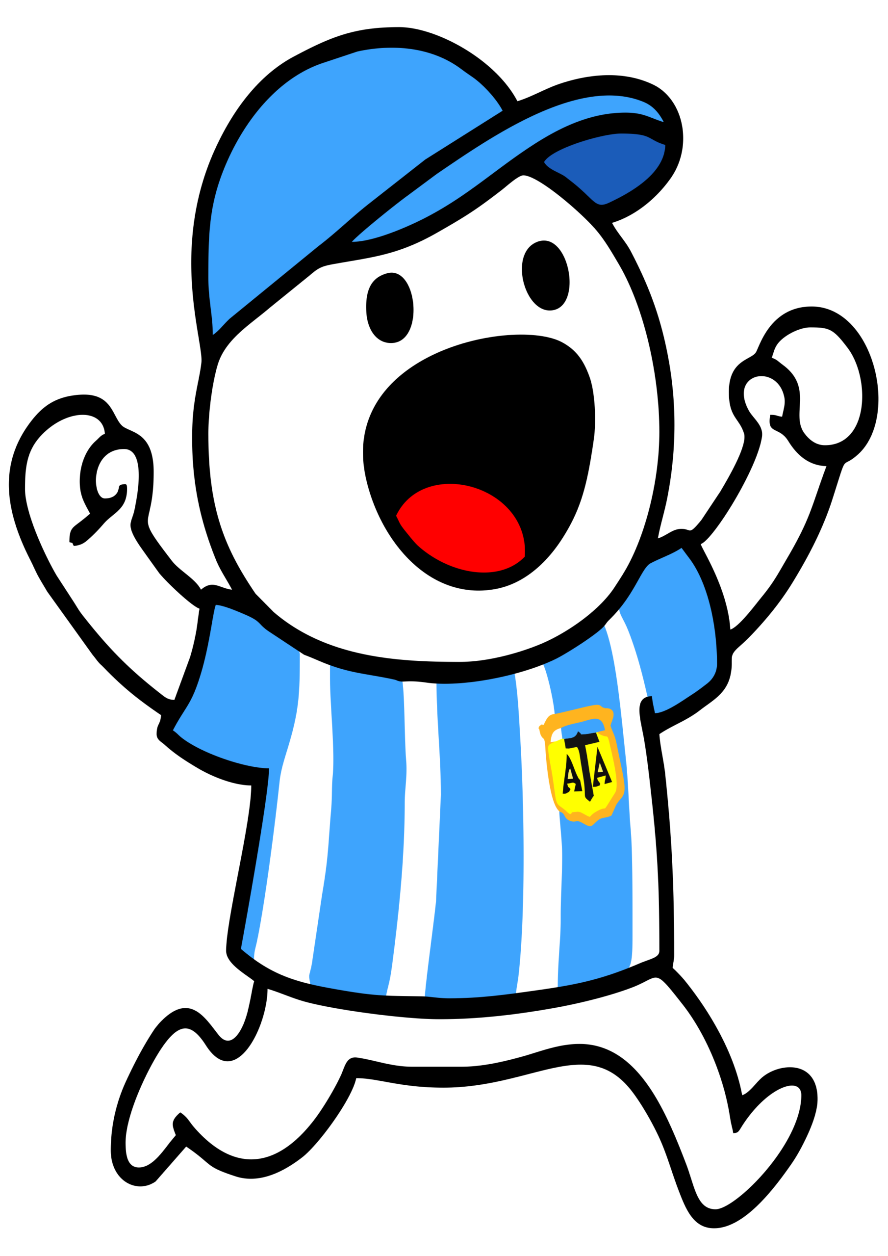 Argentina copa do mundo 2026 flork of cows torcedor comemorando figurinha engraçada desenho simples para decoração png