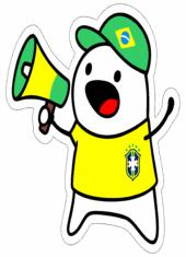 copa do mundo 2026 flork of cows torcedor com megafone