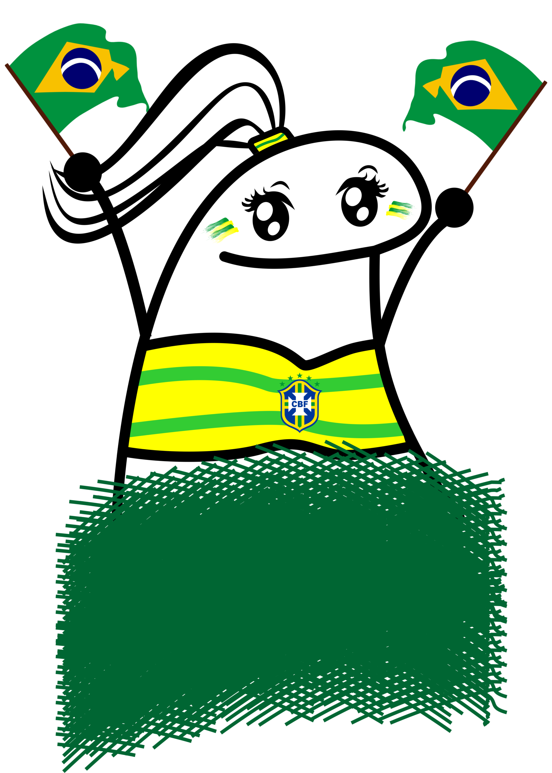 Figurinha whatsapp copa do mundo 2022 Catar brasil rumo ao hexa clipart png