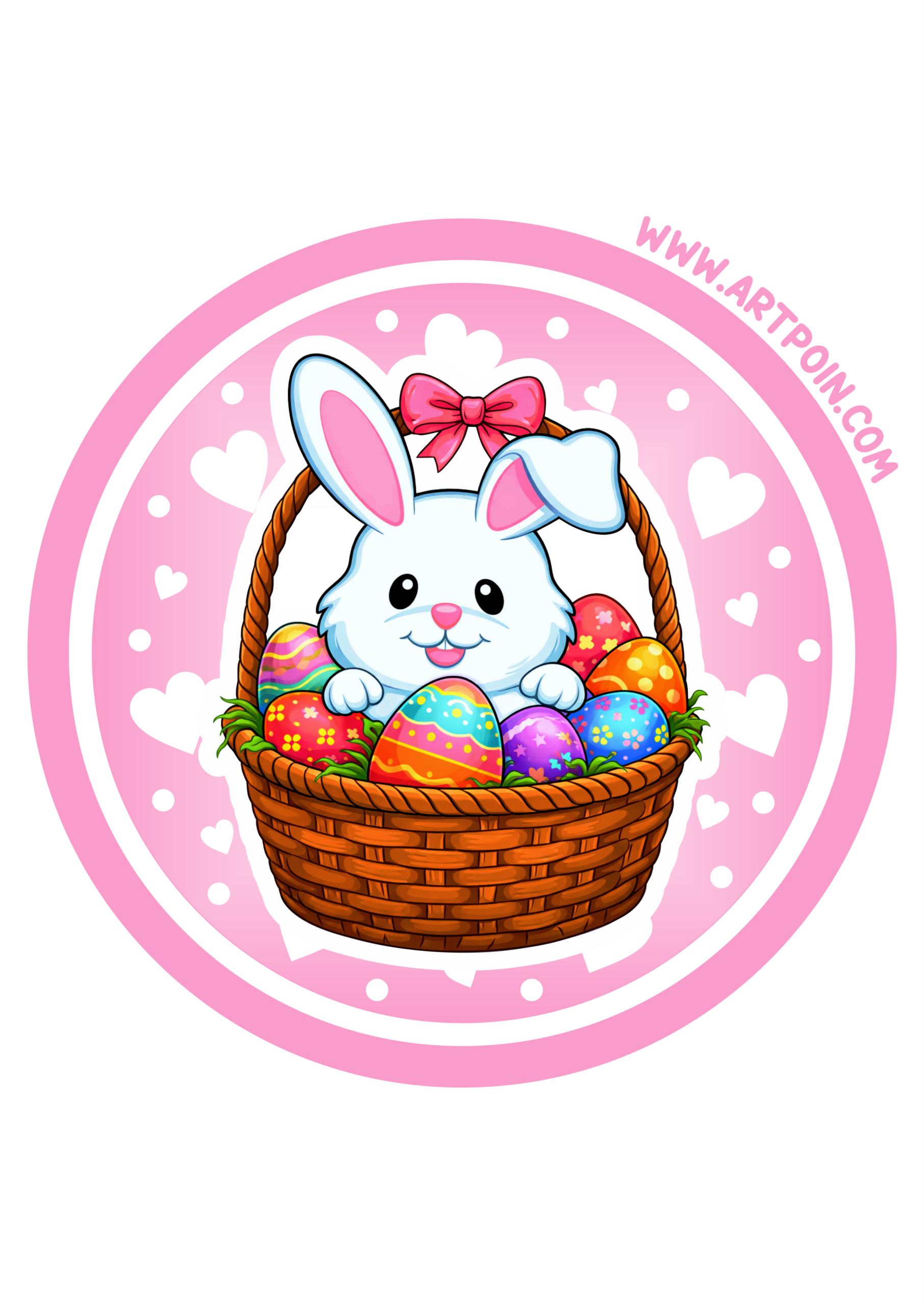 Adesivos redondos para decoração de páscoa festas de aniversário mimos e designers em geral pronto para baixar e imprimir png