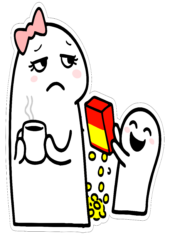 happy mothers day flork of cows funny stickers mommy tired